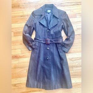 SMYD Ott Long Chocolate Light Leather Coat / Jacket